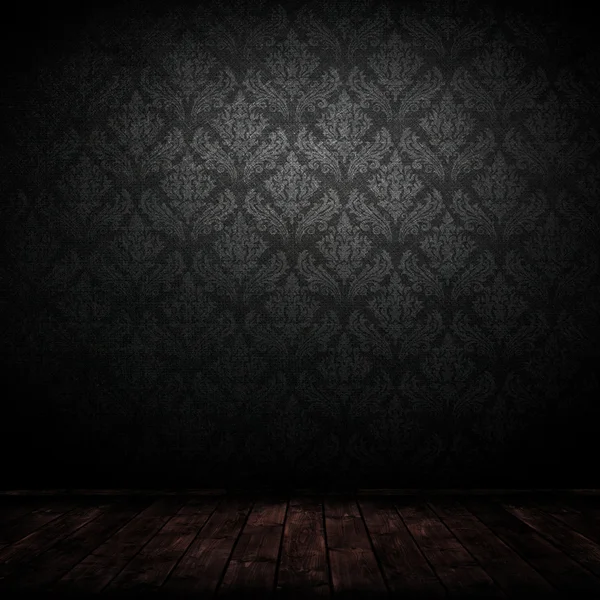 Chambre intérieure sombre — Photo