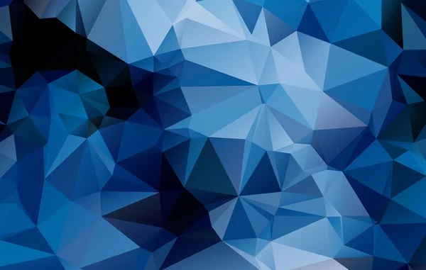 Blauwe geometrische achtergrond vector — Stockvector