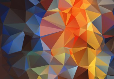 farklı renklerde geometrik arka plan vektör eps 10