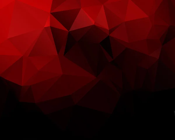 Rojo negro mosaico fondo vector eps 10 — Vector de stock