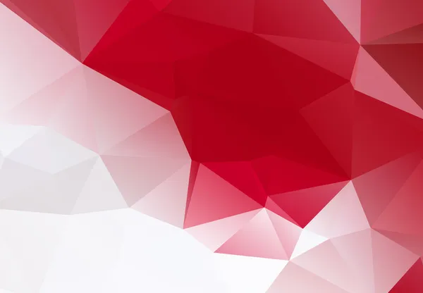 Rot-weißer geometrischer Hintergrundvektor eps 10 — Stockvektor
