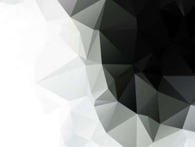 Beyaz Siyah geometrik arkaplan vektör eps