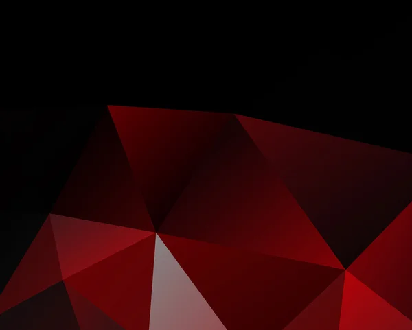 Schwarz rot geometrischer Hintergrundvektor eps — Stockvektor