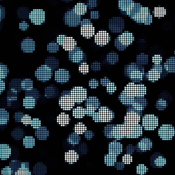 Luces abstractas disco fondo. Cuadrado pixel vector de mosaico — Archivo Imágenes Vectoriales