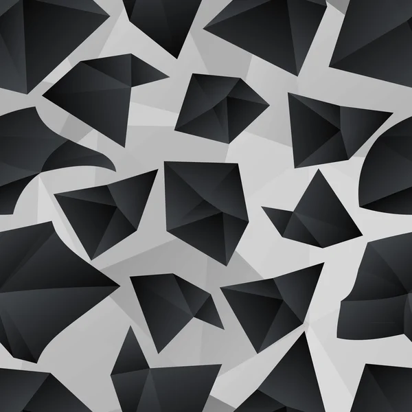 Textura sin costura con triángulos mosaico patrón sin fin — Vector de stock
