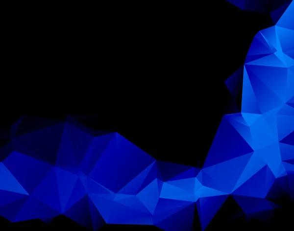 Fundo abstrato geométrico azul — Vetor de Stock