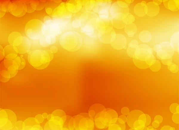 Oro suave pastel borrosa bokeh fondo abstracto — Vector de stock