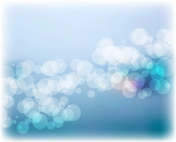 Soft azul fosco bokeh fundo abstrato —  Vetores de Stock