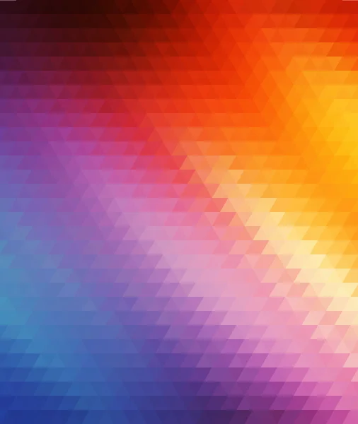 Rainbow triangles vector geometric background with gradients li — Stock Vector