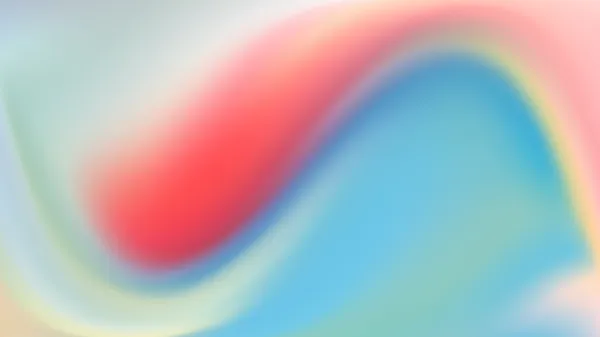 Různobarevné vlny jemné pastelové abstraktní pozadí designu w — Stockový vektor