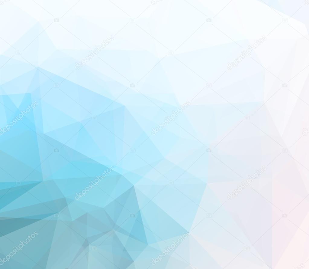 Pale soft pastel abstract geometric background with gradients ve