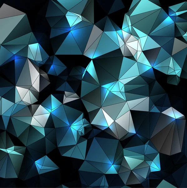 Dunkle Farben abstrakte geometrische Hintergrund Buntglasfenster — Stockvektor