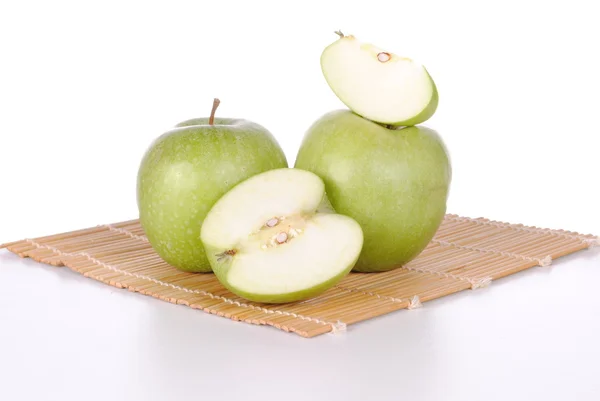 Πράσινα μήλα για μια μπαμπού Σουπλά — Φωτογραφία Αρχείου