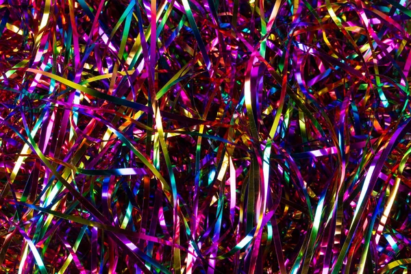 Fond Multicolore Tinsel Brillant — Photo