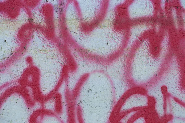 페인트 파편들 벽에는 스프레이 페인트가칠 콘크리트 — 스톡 사진