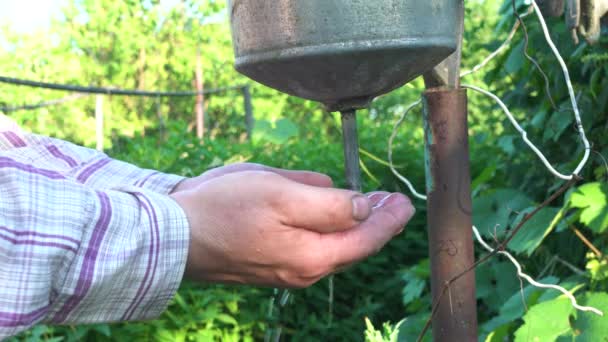 Water Dripping Sink — Stockvideo