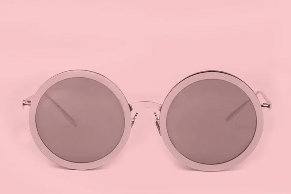 Pink Sunglasses Pink Background — Foto de Stock