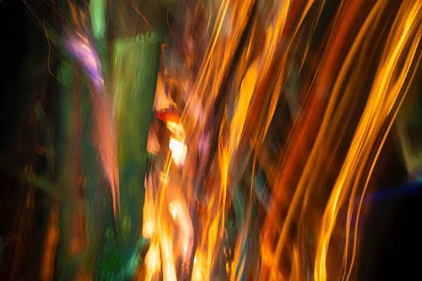 Sfondo Astratto Strisce Sfocate Saluto Fuochi Artificio Effetti Luce Multicolore — Foto Stock