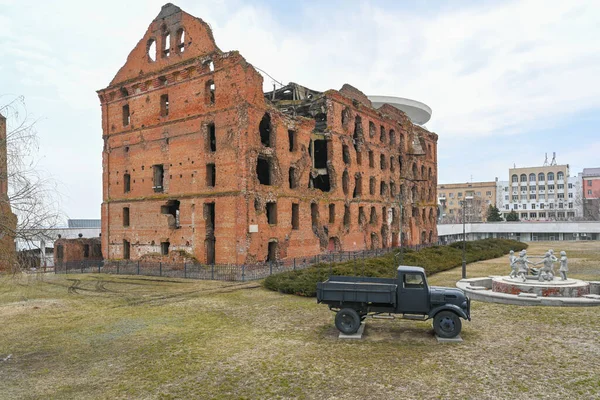 Wolgograd Russland Mai 2021 Die Ruinen Der Mühle Gerhardts Mühle — Stockfoto