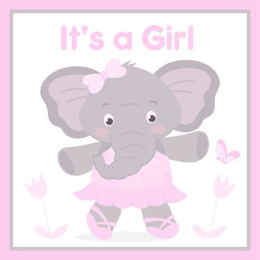 Balerin kıyafetli fil, dans eden bale.