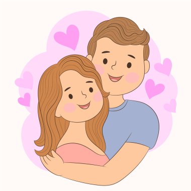 Birbirlerine aşık genç bir çift. Sevgililer günün kutlu olsun.