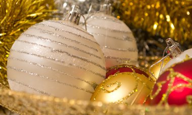 Xmas altın tepsi