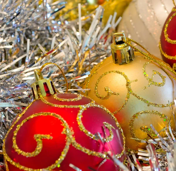 Çapraz Noel topları — Stok fotoğraf