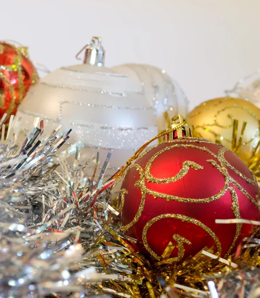 Red Xmas ball — Stock Photo, Image