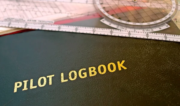 Vlieger logboek — Stockfoto