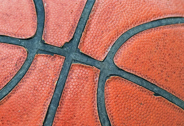 Old basketball — Stock Photo, Image