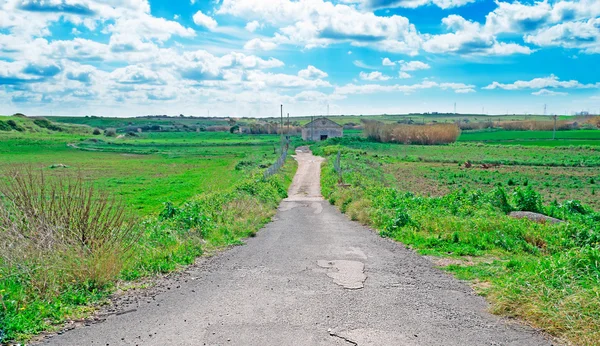 Clouds in the country — Stock Photo, Image