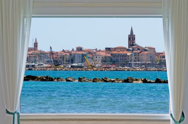 alghero and window clipart