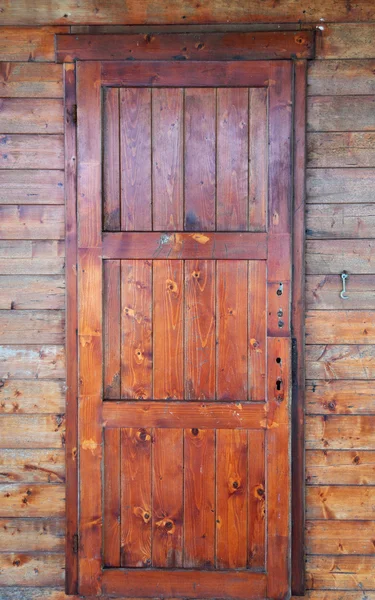 Holztür — Stockfoto