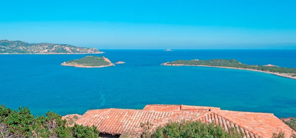 Capo Coda Cavallo e tetti — Foto Stock