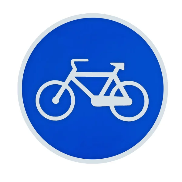 Cycling lane sign — Stock Photo, Image