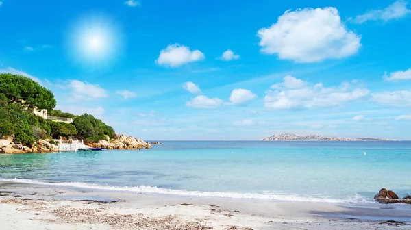 Деталь Пляжу Козероги Сардинія — стокове фото
