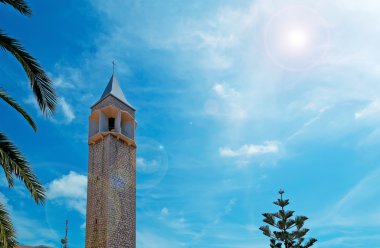 mercede üzerinde güneş