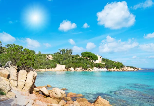 Capriccioli Beach View Sardinia — Stock Photo, Image