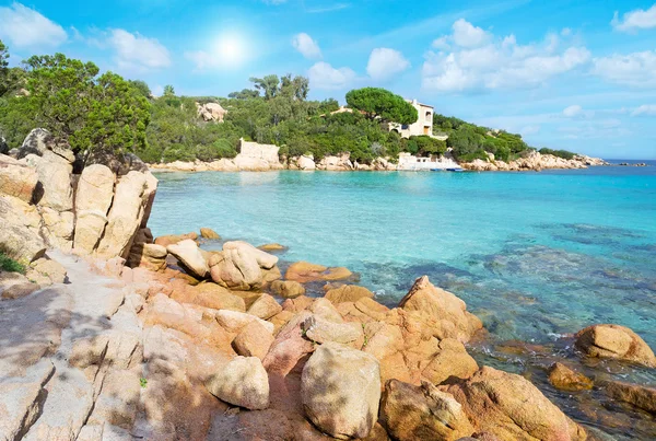 Вид Пляж Козероги Сардинія — стокове фото