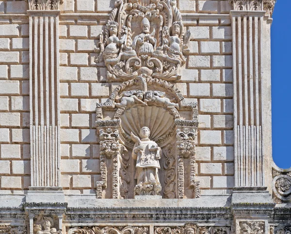 Statua in Duomo vista frontale — Foto Stock