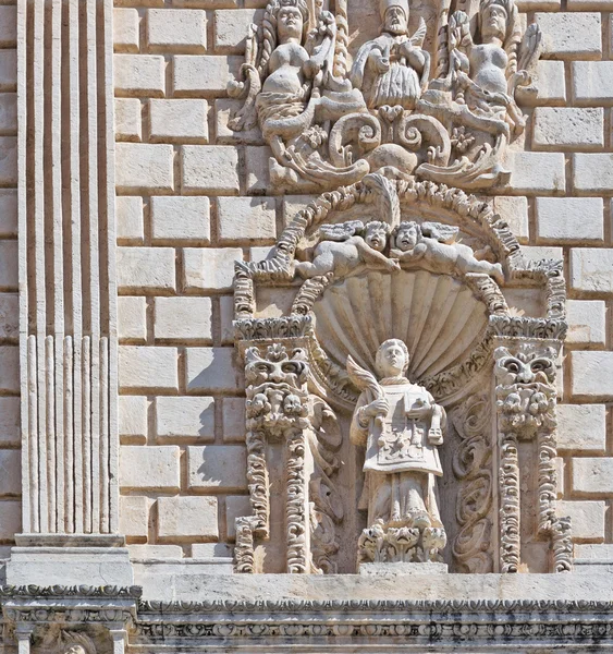 Statua in Duomo vista frontale — Foto Stock