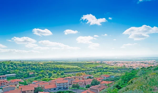 Sennori and clouds — Stock Photo, Image