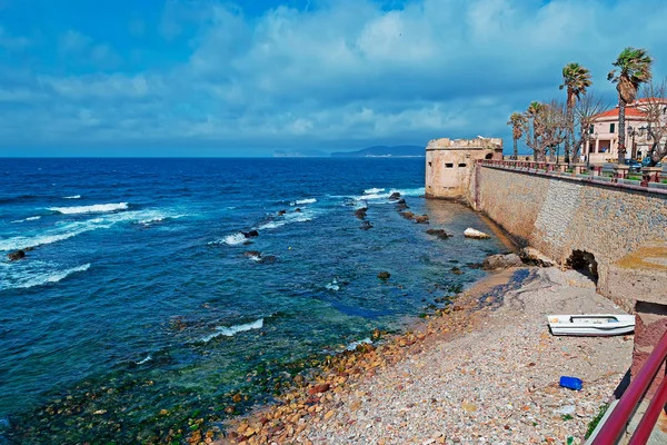 Alghero au bord de la mer — Photo