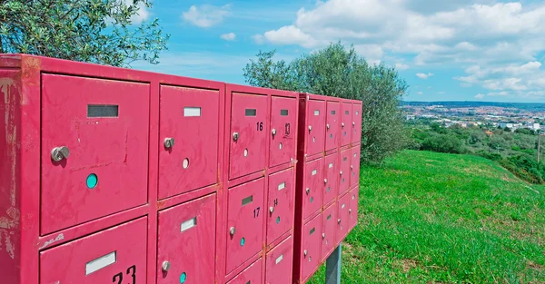 Cassette postali Sardegna — Foto Stock