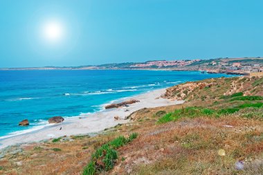 San giovanni plaj güneş altında