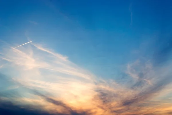 Blau, orange und weiß — Stockfoto