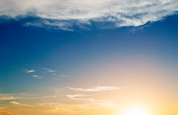 Blau, weiß und orange — Stockfoto