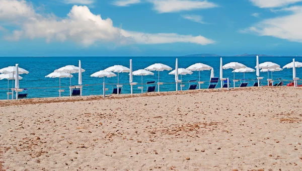 Parasols row — Stock Photo, Image