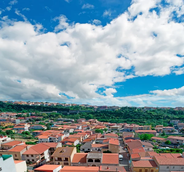 Sennori under clouds — Stock Photo, Image