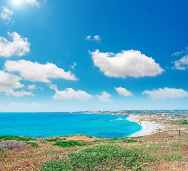 san giovanni Beach mavi gökyüzü